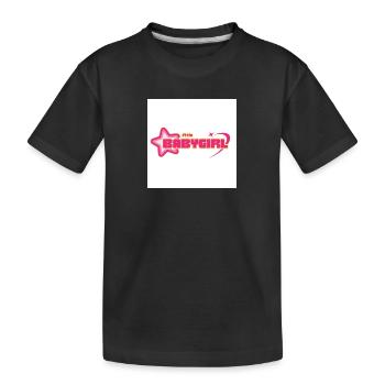 Baby Girl - Kinder Premium Bio T-Shirt - Schwarz - Vorne