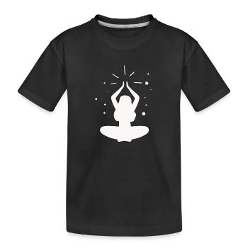 Yoga - Relax Qualité de vie - T-shirt bio Premium Enfant - noir - Devant