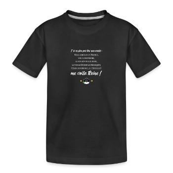 J'ai un plan pour tous nous évader -Réplique culte - T-shirt bio Premium Enfant - noir - Devant