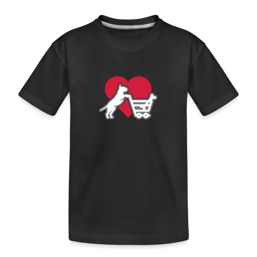 Shopping Bullterrier LOVE 3c - Kinder Premium Bio T-Shirt