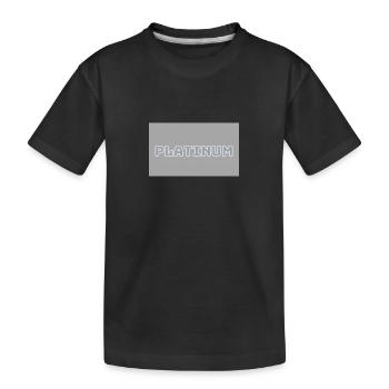 platinum Brand Clothing& Acessories - Kids' Premium Organic T-Shirt - black - Front