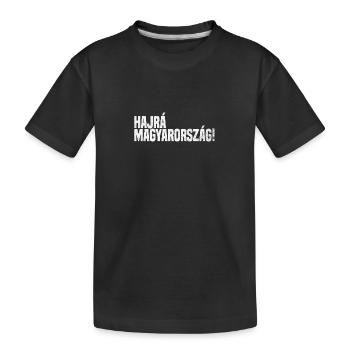 Hajrá Magyarország Hongrie Hongrois Vintage - T-shirt bio Premium Enfant - noir - Devant