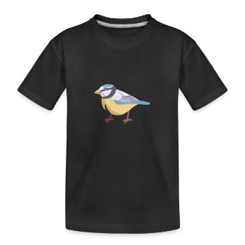 Bleu - T-shirt bio Premium Enfant - noir - Devant