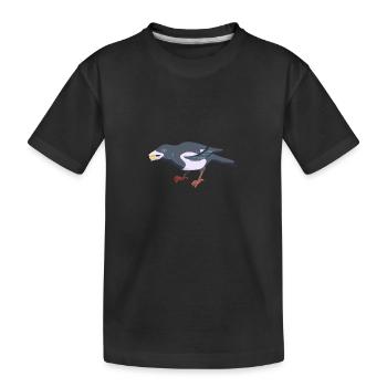 Pie - T-shirt bio Premium Enfant - noir - Devant