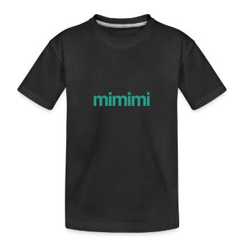 MIMIMI- farbig - Kinder Premium Bio T-Shirt - Schwarz - Vorne