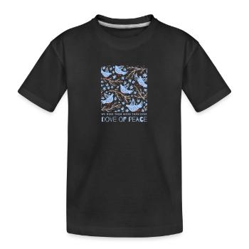Colombes de la Paix - T-shirt bio Premium Enfant - noir - Devant