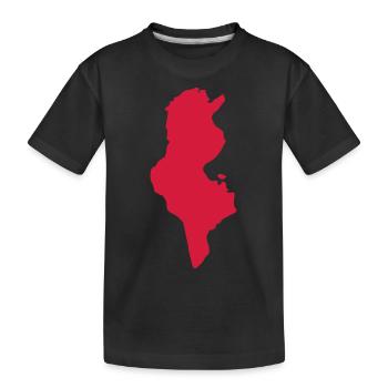 Tunisie - T-shirt bio Premium Enfant - noir - Devant