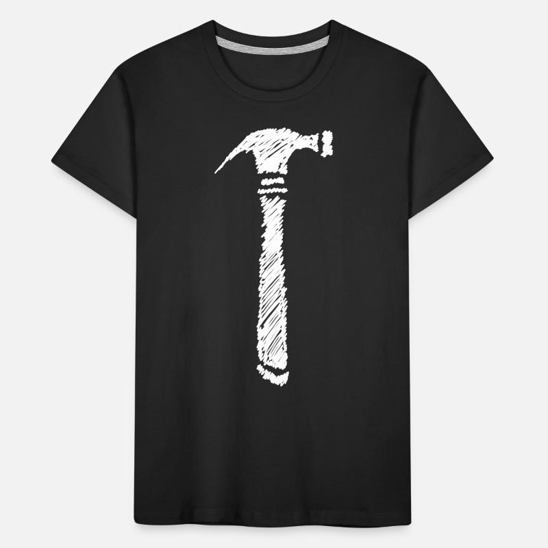 Hammer Scribbled Gift Idea Kids' Premium Organic T-Shirt