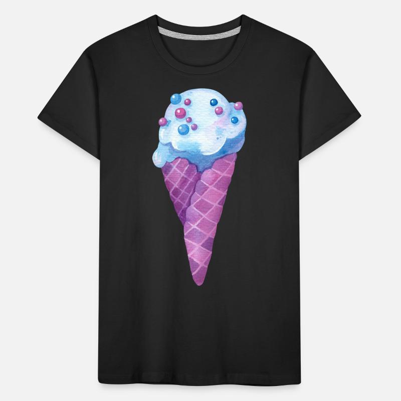 Cornet de crème glacée T-shirt bio Premium Enfant