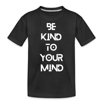 Gentil à votre - T-shirt bio Premium Enfant - noir - Devant