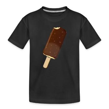 Eis - Kinder Premium Bio T-Shirt - Schwarz - Vorne
