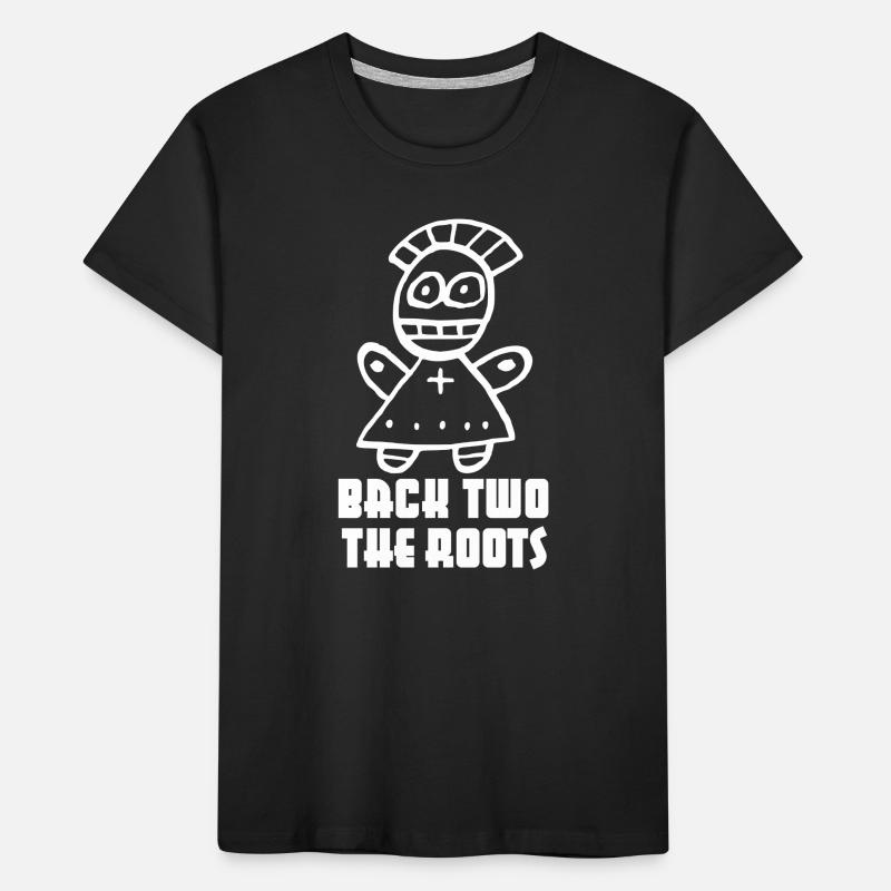 "Back two the Roots" cool saying Kids' Premium Organic T-Shirt