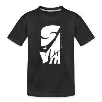Synthétiseur Addicted Modulaire - T-shirt bio Premium Enfant - noir - Devant