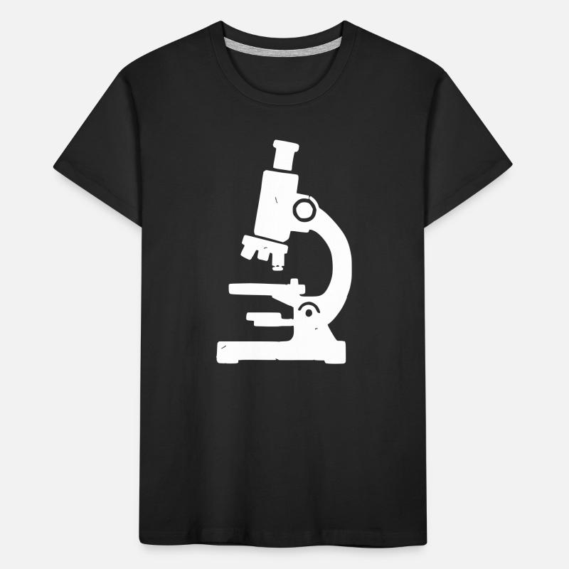Microscope Stamp Texture Kids' Premium Organic T-Shirt