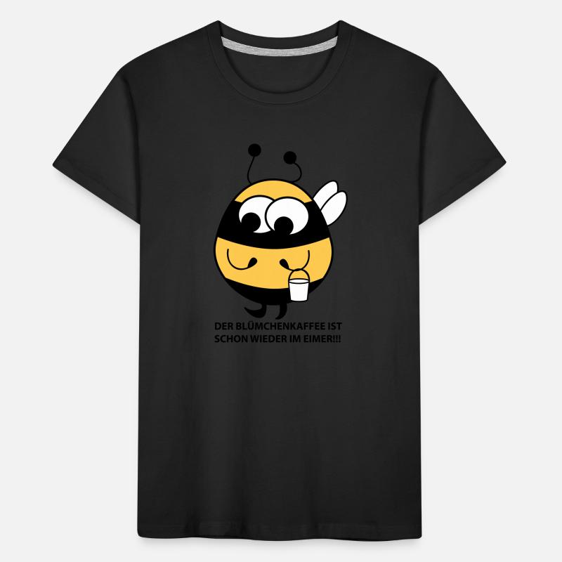 Biene mit Eimer Kinder Premium Bio T-Shirt