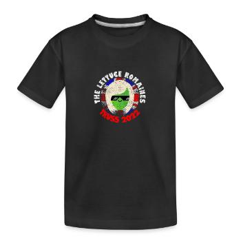 The Lettuce Romaines Meme Liz Truss Funny Satire - Kids' Premium Organic T-Shirt - black - Front