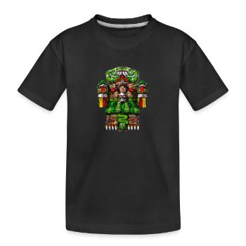 Déesse aztèque Coatlicue - T-shirt bio Premium Enfant - noir - Devant