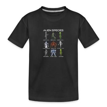 Espèces exotiques - T-shirt bio Premium Enfant - noir - Devant