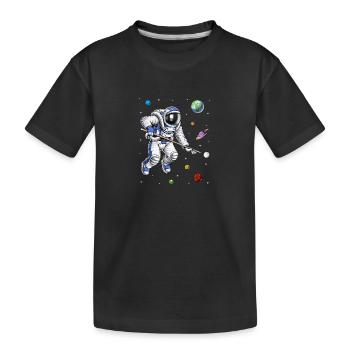 Astronaute Pool Player - T-shirt bio Premium Enfant - noir - Devant