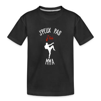J peux pas j ai mma - T-shirt bio Premium Enfant - noir - Devant