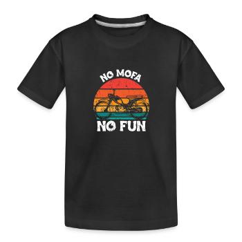No Mofa No Fun Kreidler Hercules Prima S - Kinder Premium Bio T-Shirt - Schwarz - Vorne