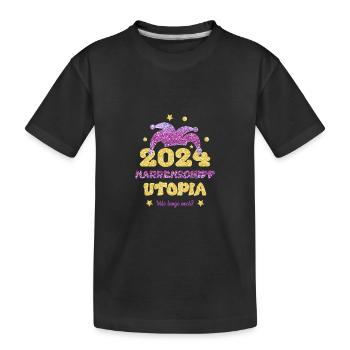 L’utopie de la Nef des fous 2024 - T-shirt bio Premium Enfant - noir - Devant