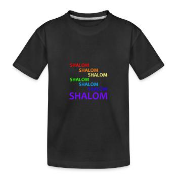 SHALOM PAIX - 7 COULEURS - Marche - T-shirt bio Premium Enfant - noir - Devant