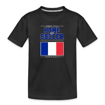 Le berceau du football - T-shirt bio Premium Enfant - noir - Devant