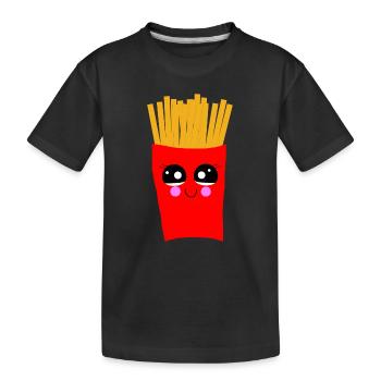 Manga français - T-shirt bio Premium Enfant - noir - Devant