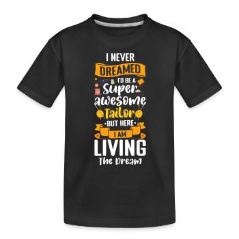 Schneider Anzug - Kinder Premium Bio T-Shirt - Schwarz - Vorne