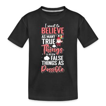 Jardinier nain nain - T-shirt bio Premium Enfant - noir - Devant