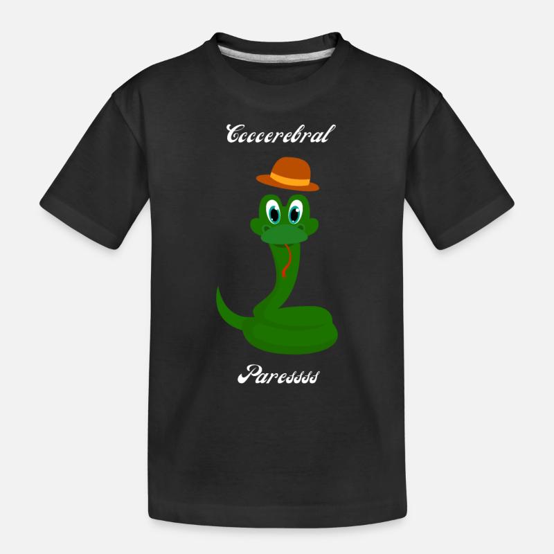 Ccccerebral Paressss - Kinder Premium Bio T-Shirt - Schwarz