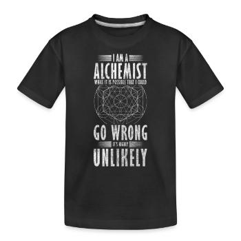 Alchemy Magic Research - Kids' Premium Organic T-Shirt - black - Front