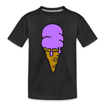 glace - T-shirt bio Premium Enfant - noir - Devant
