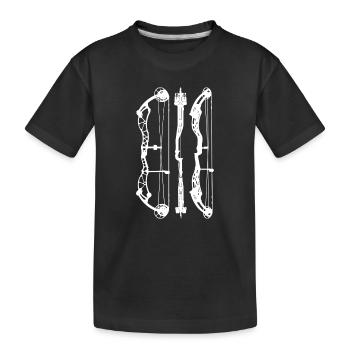 BowtechRekinong_PlansW - Kinder Premium Bio T-Shirt - Schwarz - Vorne