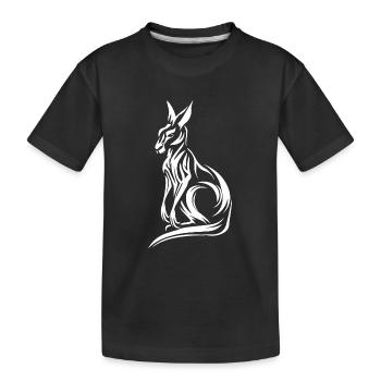 Kangourou - T-shirt bio Premium Enfant - noir - Devant
