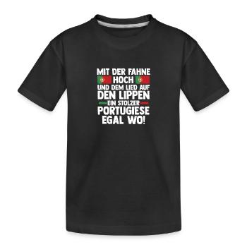 Portugal portugais - T-shirt bio Premium Enfant - noir - Devant
