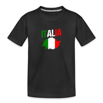 Italie Italien Italien Italie - T-shirt bio Premium Enfant - noir - Devant