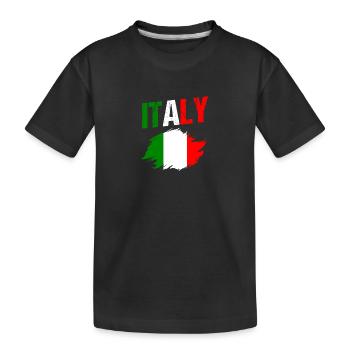Italie Italien Italien Italie - T-shirt bio Premium Enfant - noir - Devant