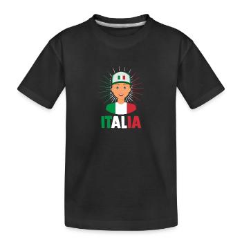 Italie Italien Italien Italie - T-shirt bio Premium Enfant - noir - Devant
