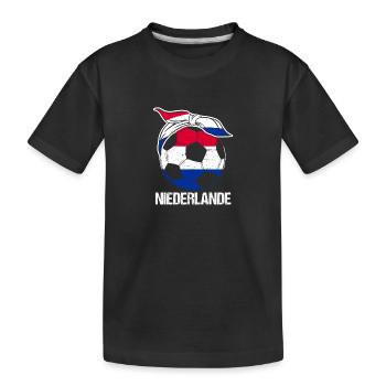 Holland Netherlands Netherlands - Kids' Premium Organic T-Shirt - black - Front