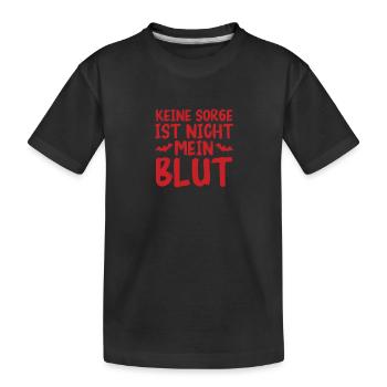 Costume d’Halloween Taché de Sang - T-shirt bio Premium Enfant - noir - Devant