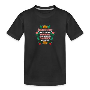 Daughters Daughter - Kids' Premium Organic T-Shirt - black - Front