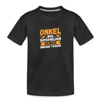 Oncle - T-shirt bio Premium Enfant - noir - Devant
