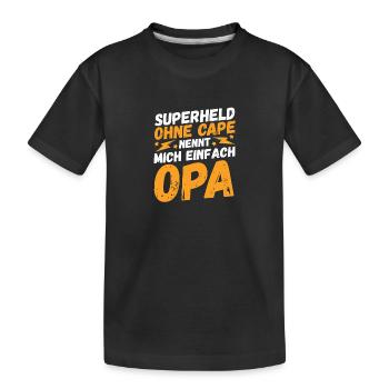 Grand-père Arrière-grand-père Arrière-grand-père - T-shirt bio Premium Enfant - noir - Devant