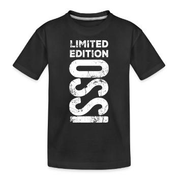 Limited Edition Ossi, DDR, Osten, Geschenk - Kinder Premium Bio T-Shirt - Schwarz - Vorne