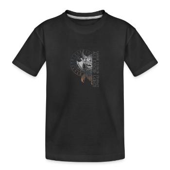 Lieber Stehend Sterben Als Kniend Leben - Kinder Premium Bio T-Shirt - Schwarz - Vorne