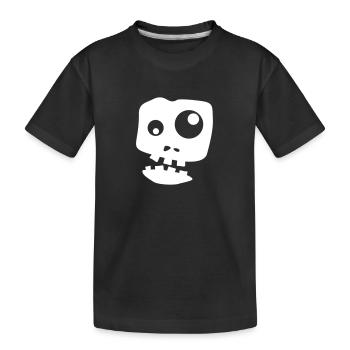 Zombie - Kinder Premium Bio T-Shirt - Schwarz - Vorne