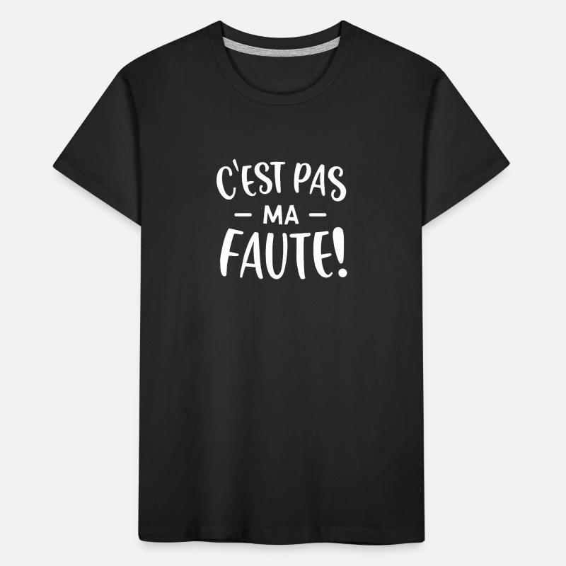 C'est pas ma faute ! T-shirt bio Premium Enfant