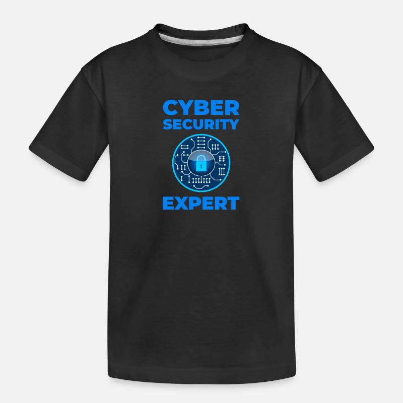 Cyber security - Kids' Premium Organic T-Shirt - black